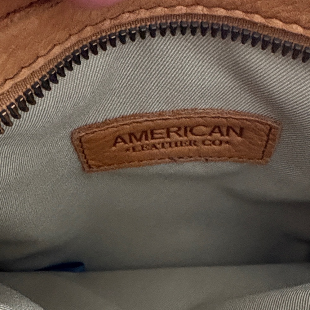 American Leather Co light brown Crossbody - Picture 3 of 4